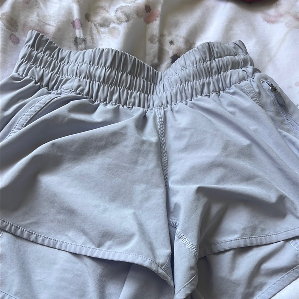 Women's Lululemon Light gray/ light purple  Shorts